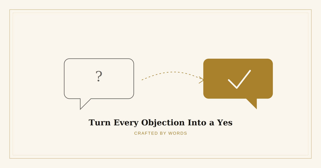The Objection You Are Not Handling Is the One Costing You the Sale.